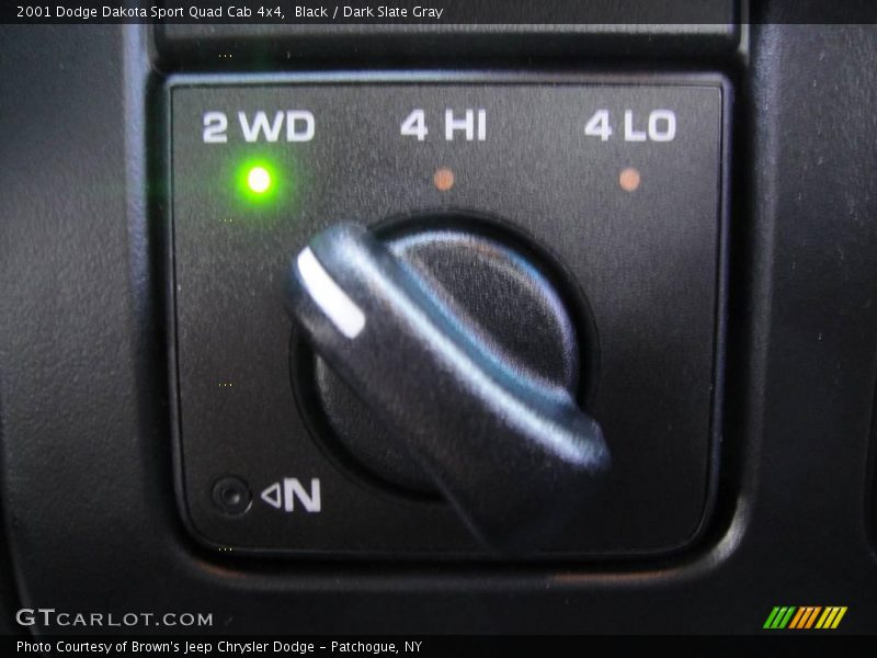 Black / Dark Slate Gray 2001 Dodge Dakota Sport Quad Cab 4x4