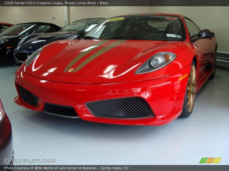 Rosso Corsa (Red) / Black 2008 Ferrari F430 Scuderia Coupe