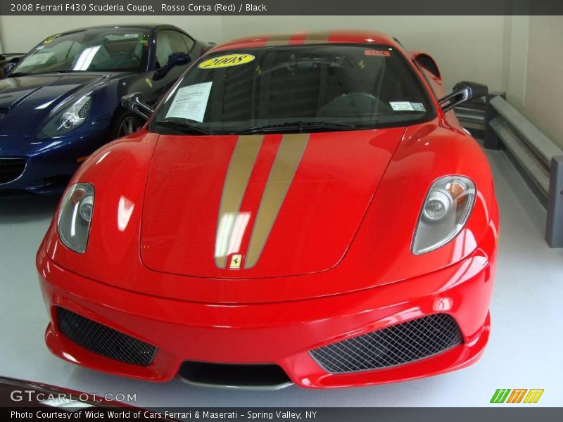 Rosso Corsa (Red) / Black 2008 Ferrari F430 Scuderia Coupe