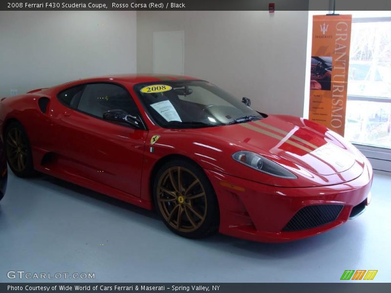 Rosso Corsa (Red) / Black 2008 Ferrari F430 Scuderia Coupe
