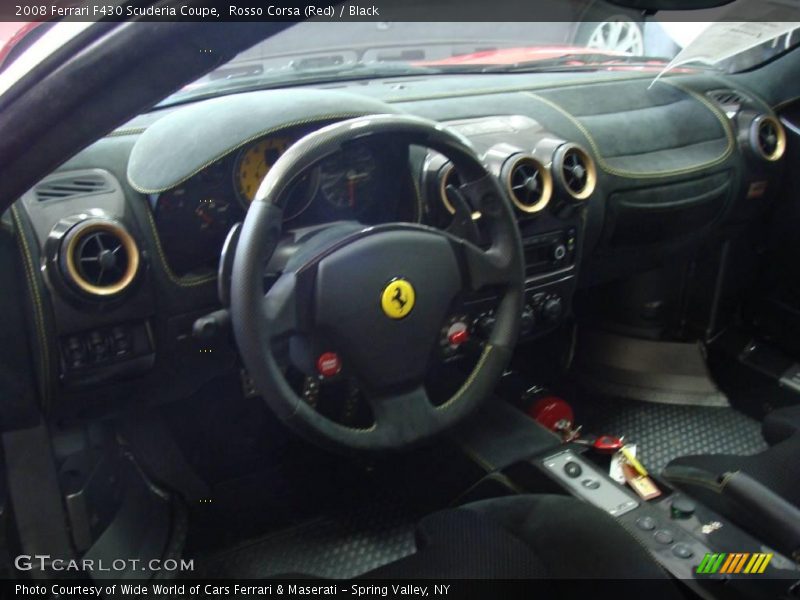 Rosso Corsa (Red) / Black 2008 Ferrari F430 Scuderia Coupe