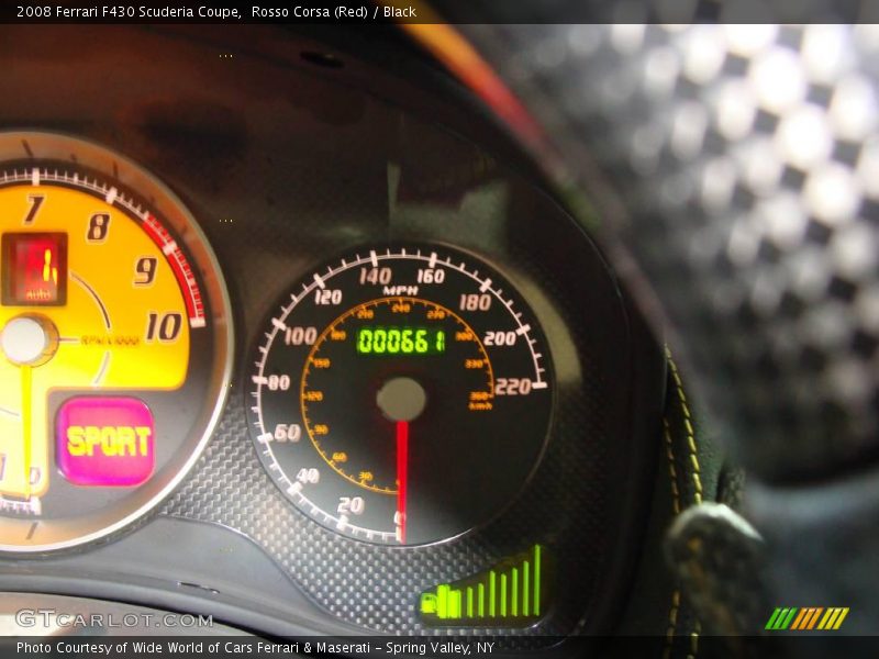 Rosso Corsa (Red) / Black 2008 Ferrari F430 Scuderia Coupe