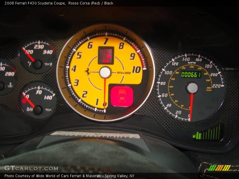 Rosso Corsa (Red) / Black 2008 Ferrari F430 Scuderia Coupe