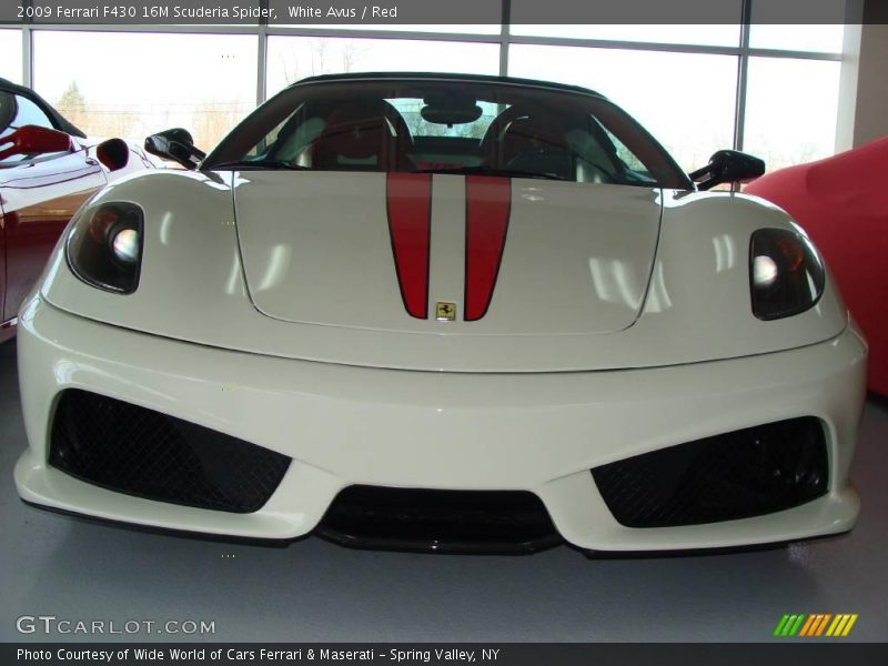 White Avus / Red 2009 Ferrari F430 16M Scuderia Spider