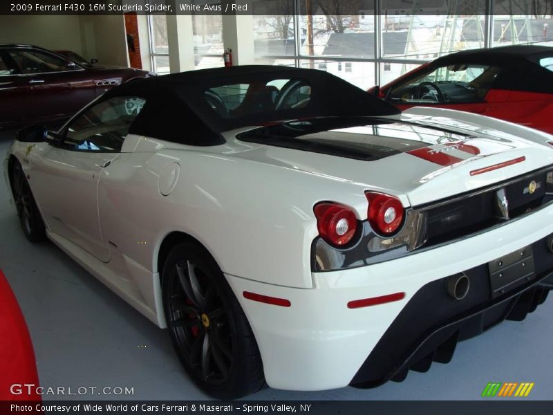 White Avus / Red 2009 Ferrari F430 16M Scuderia Spider