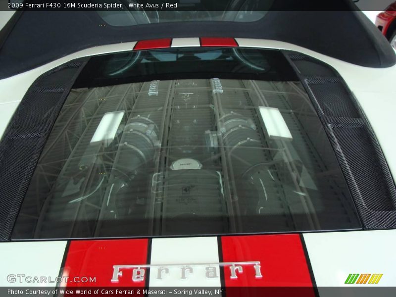 White Avus / Red 2009 Ferrari F430 16M Scuderia Spider