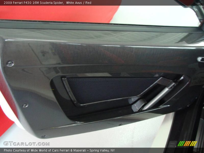 White Avus / Red 2009 Ferrari F430 16M Scuderia Spider