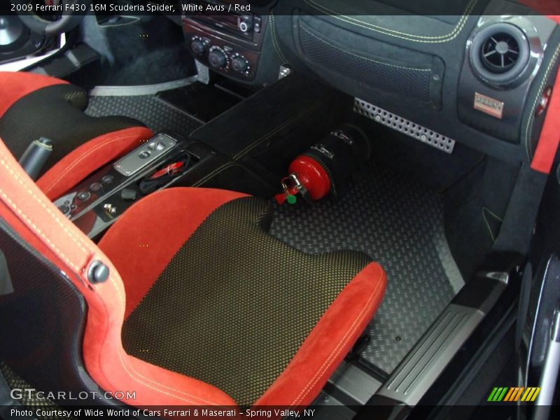 White Avus / Red 2009 Ferrari F430 16M Scuderia Spider