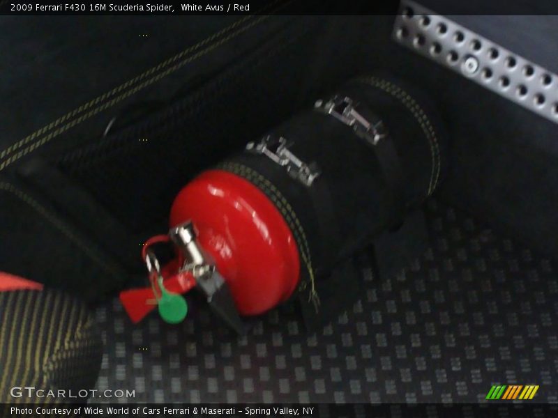 White Avus / Red 2009 Ferrari F430 16M Scuderia Spider