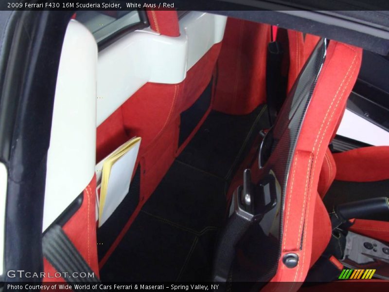White Avus / Red 2009 Ferrari F430 16M Scuderia Spider