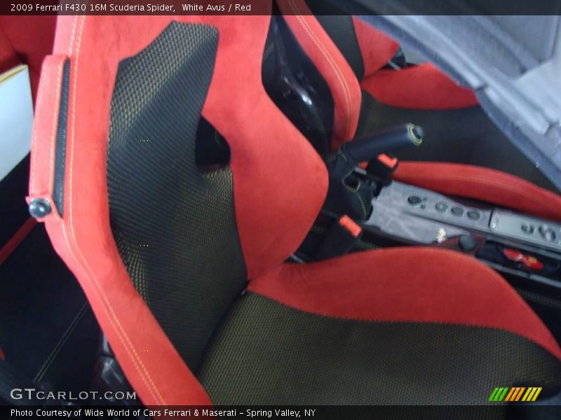 White Avus / Red 2009 Ferrari F430 16M Scuderia Spider