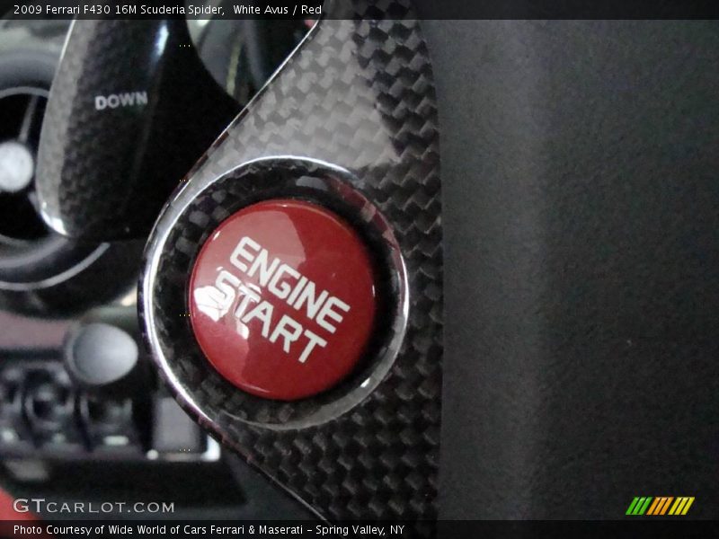 White Avus / Red 2009 Ferrari F430 16M Scuderia Spider