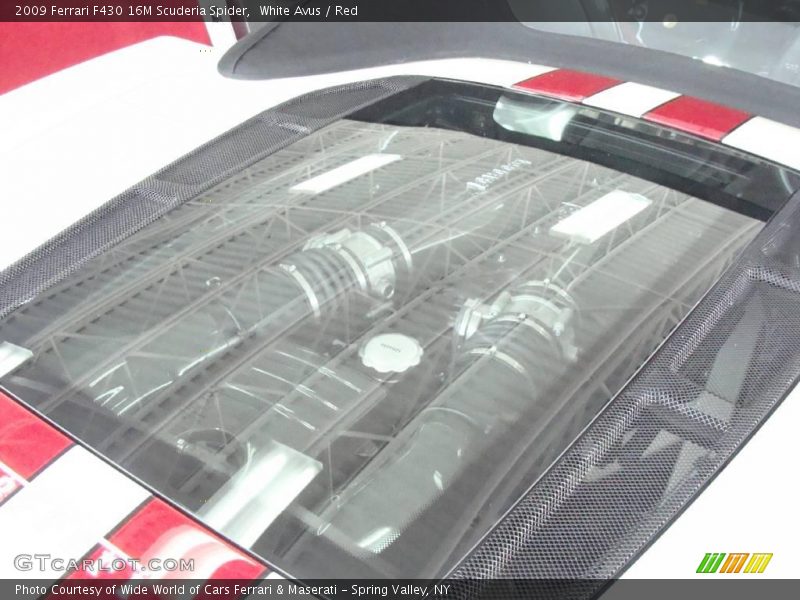 White Avus / Red 2009 Ferrari F430 16M Scuderia Spider