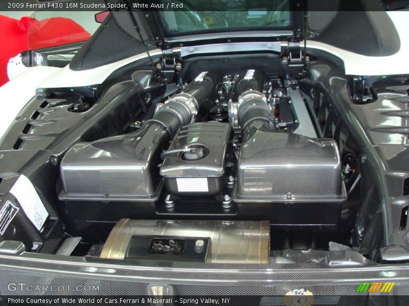 White Avus / Red 2009 Ferrari F430 16M Scuderia Spider
