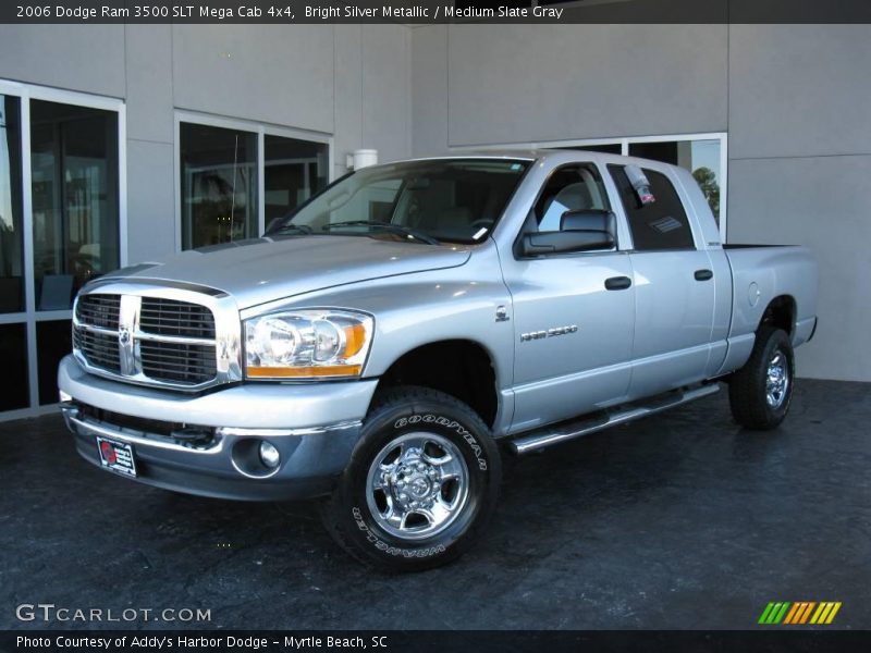 Bright Silver Metallic / Medium Slate Gray 2006 Dodge Ram 3500 SLT Mega Cab 4x4