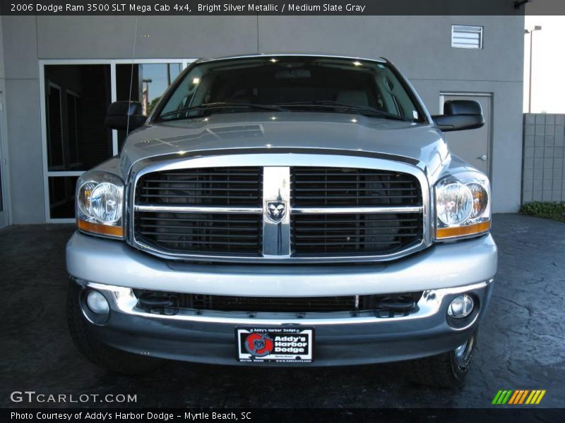 Bright Silver Metallic / Medium Slate Gray 2006 Dodge Ram 3500 SLT Mega Cab 4x4