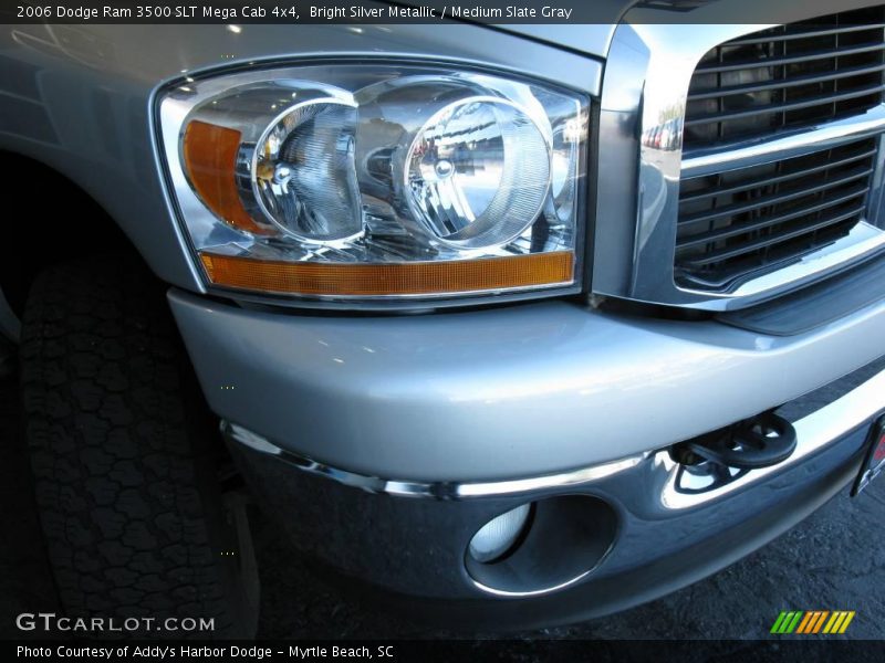 Bright Silver Metallic / Medium Slate Gray 2006 Dodge Ram 3500 SLT Mega Cab 4x4
