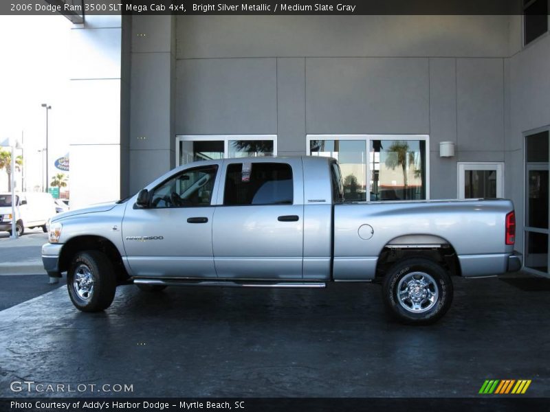 Bright Silver Metallic / Medium Slate Gray 2006 Dodge Ram 3500 SLT Mega Cab 4x4