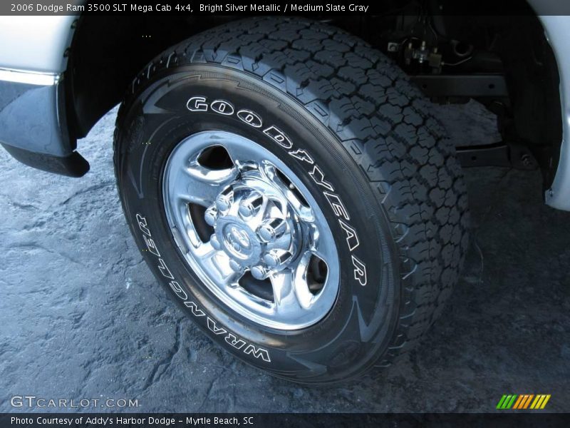 Bright Silver Metallic / Medium Slate Gray 2006 Dodge Ram 3500 SLT Mega Cab 4x4