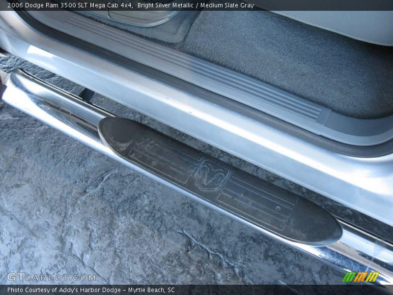 Bright Silver Metallic / Medium Slate Gray 2006 Dodge Ram 3500 SLT Mega Cab 4x4