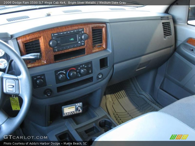 Bright Silver Metallic / Medium Slate Gray 2006 Dodge Ram 3500 SLT Mega Cab 4x4