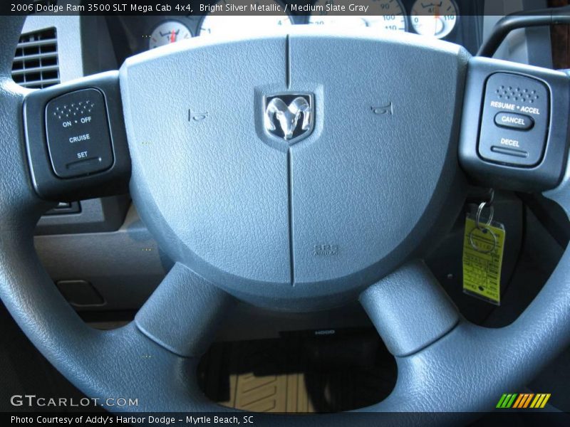 Bright Silver Metallic / Medium Slate Gray 2006 Dodge Ram 3500 SLT Mega Cab 4x4