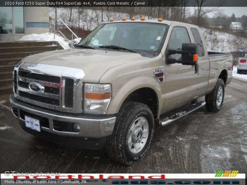 Pueblo Gold Metallic / Camel 2010 Ford F250 Super Duty FX4 SuperCab 4x4