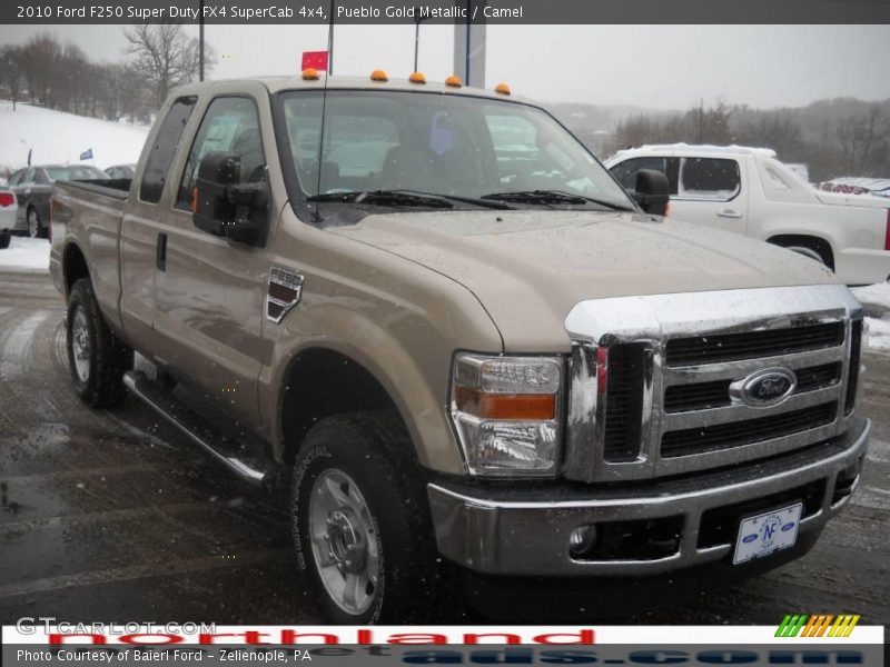 Pueblo Gold Metallic / Camel 2010 Ford F250 Super Duty FX4 SuperCab 4x4