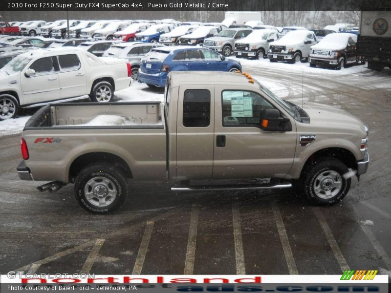 Pueblo Gold Metallic / Camel 2010 Ford F250 Super Duty FX4 SuperCab 4x4