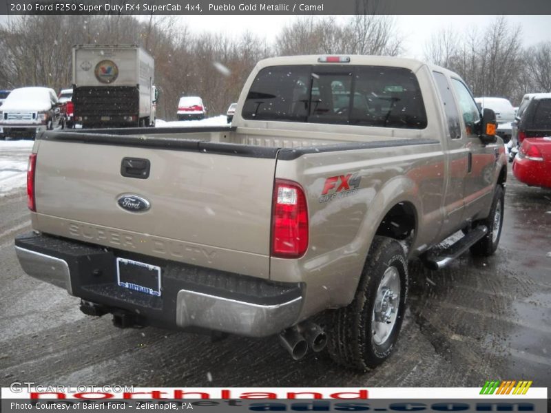 Pueblo Gold Metallic / Camel 2010 Ford F250 Super Duty FX4 SuperCab 4x4