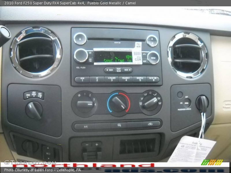 Pueblo Gold Metallic / Camel 2010 Ford F250 Super Duty FX4 SuperCab 4x4