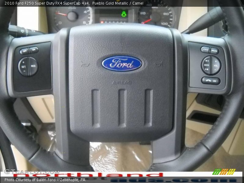 Pueblo Gold Metallic / Camel 2010 Ford F250 Super Duty FX4 SuperCab 4x4