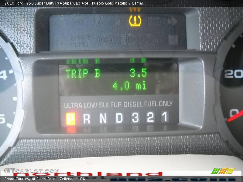 Pueblo Gold Metallic / Camel 2010 Ford F250 Super Duty FX4 SuperCab 4x4