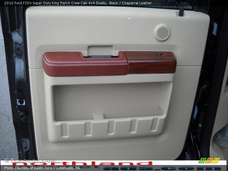 Black / Chaparral Leather 2010 Ford F350 Super Duty King Ranch Crew Cab 4x4 Dually