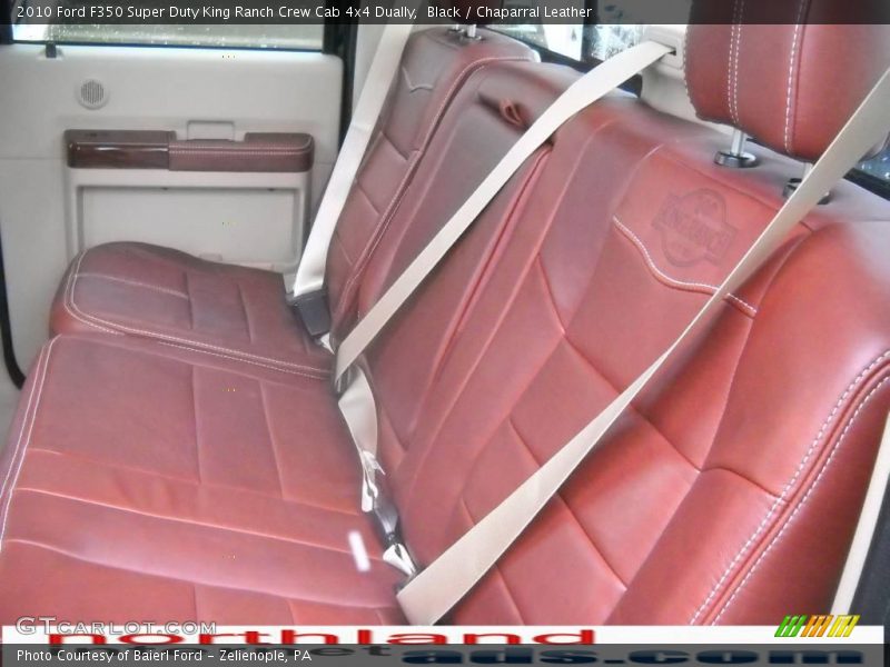 Black / Chaparral Leather 2010 Ford F350 Super Duty King Ranch Crew Cab 4x4 Dually