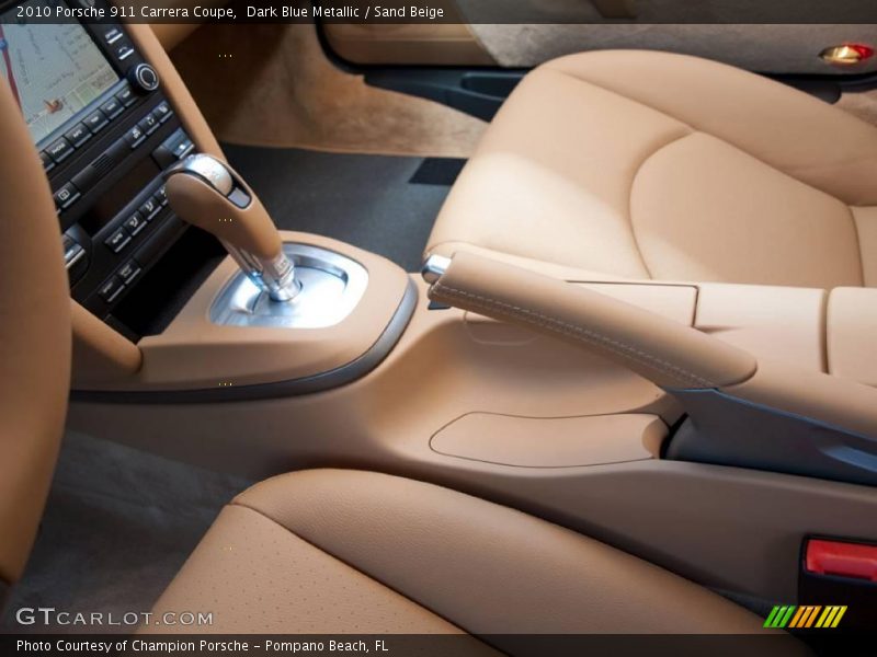 Dark Blue Metallic / Sand Beige 2010 Porsche 911 Carrera Coupe