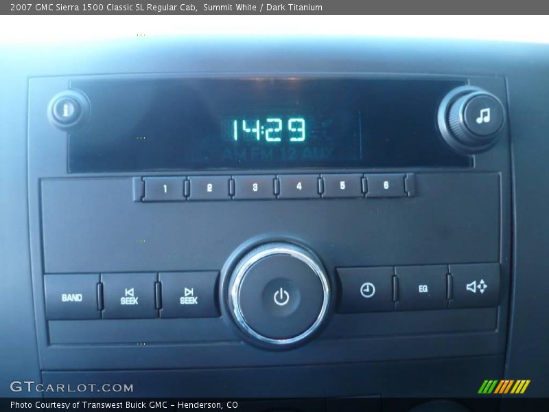 Summit White / Dark Titanium 2007 GMC Sierra 1500 Classic SL Regular Cab