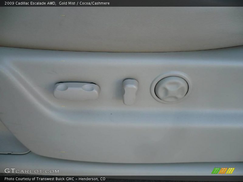 Gold Mist / Cocoa/Cashmere 2009 Cadillac Escalade AWD