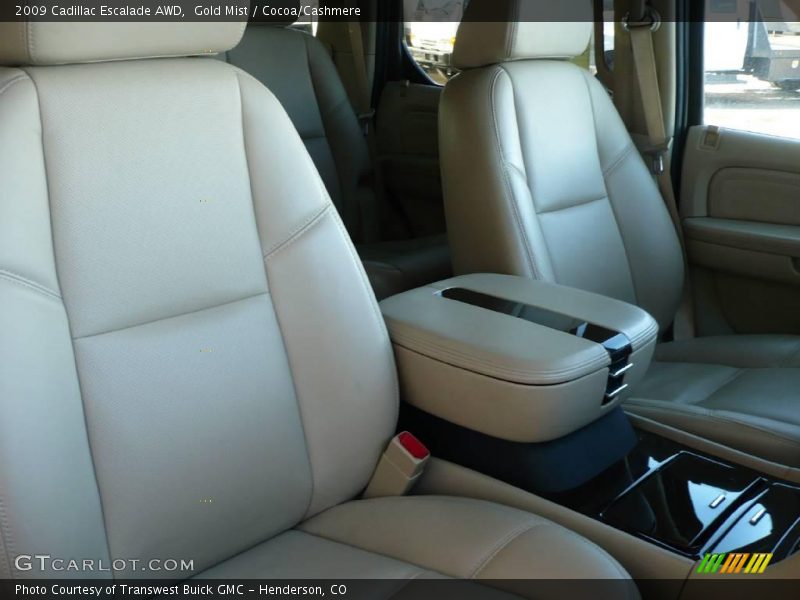 Gold Mist / Cocoa/Cashmere 2009 Cadillac Escalade AWD