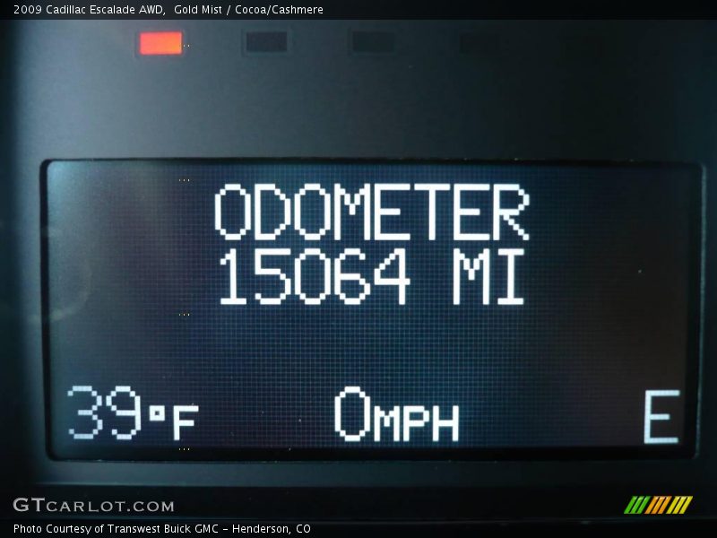 Gold Mist / Cocoa/Cashmere 2009 Cadillac Escalade AWD