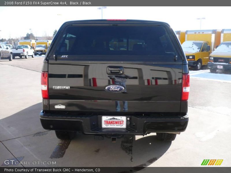 Black / Black 2008 Ford F150 FX4 SuperCrew 4x4