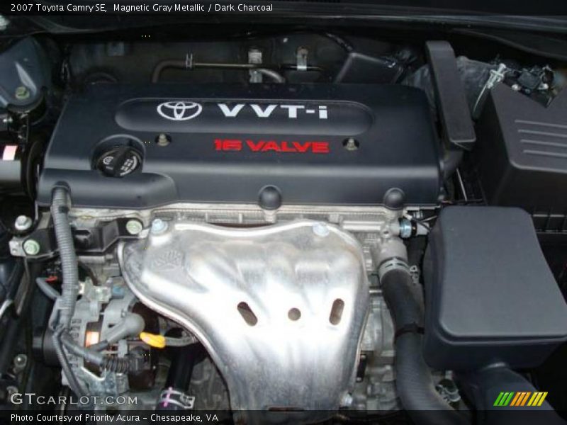 Magnetic Gray Metallic / Dark Charcoal 2007 Toyota Camry SE