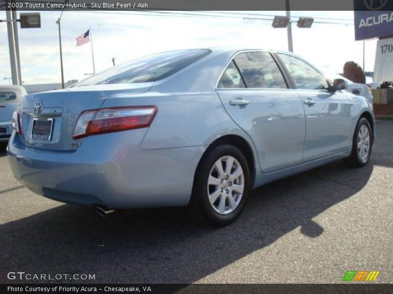 Sky Blue Pearl / Ash 2009 Toyota Camry Hybrid