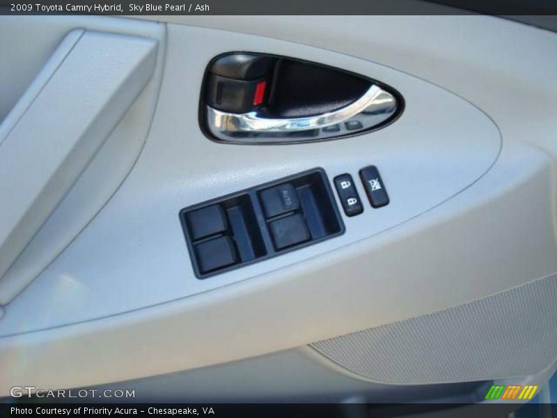Sky Blue Pearl / Ash 2009 Toyota Camry Hybrid