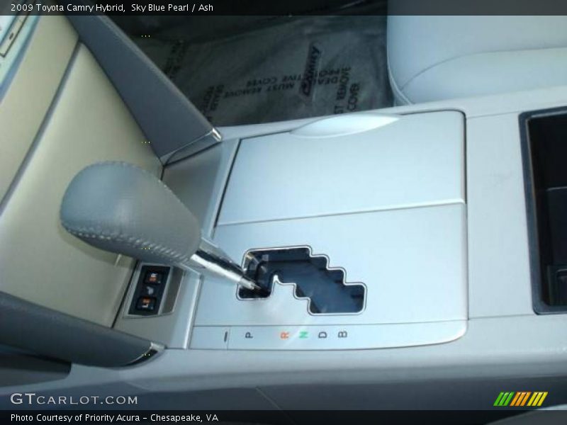 Sky Blue Pearl / Ash 2009 Toyota Camry Hybrid