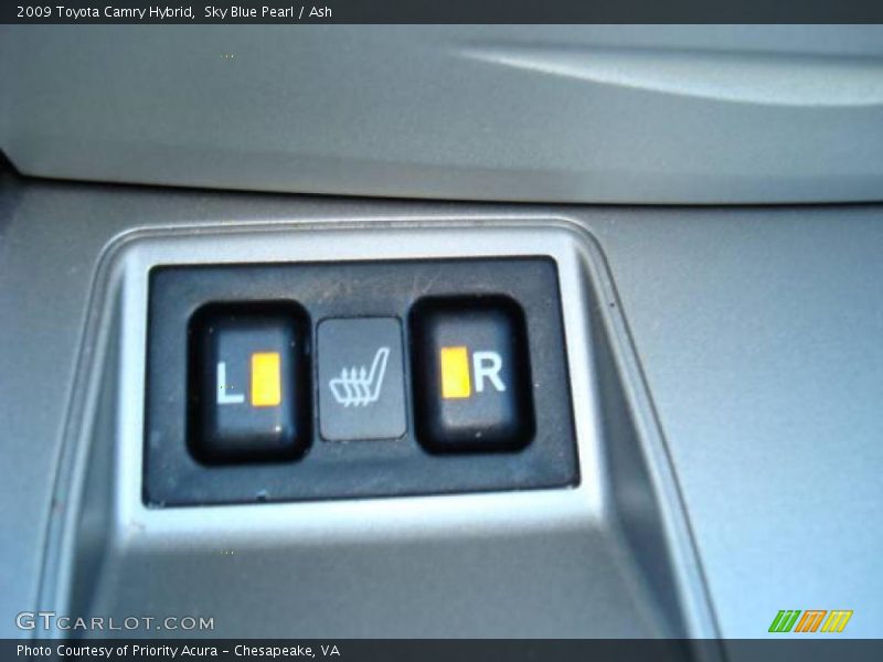 Sky Blue Pearl / Ash 2009 Toyota Camry Hybrid