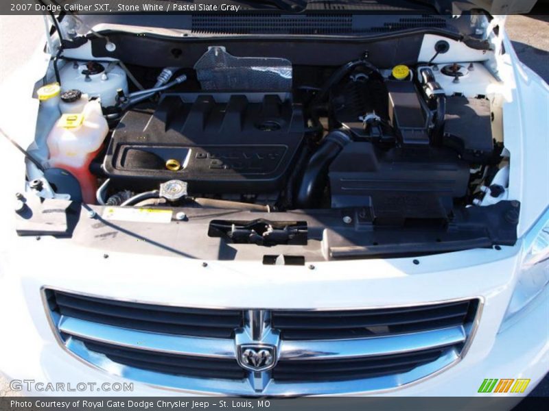 Stone White / Pastel Slate Gray 2007 Dodge Caliber SXT