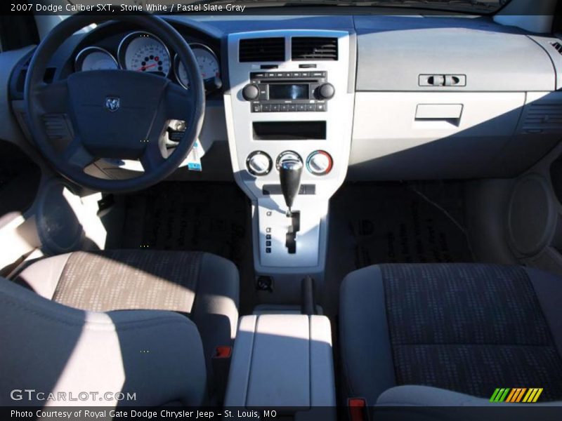 Stone White / Pastel Slate Gray 2007 Dodge Caliber SXT