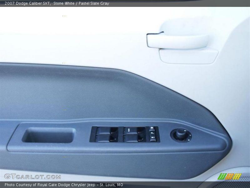 Stone White / Pastel Slate Gray 2007 Dodge Caliber SXT