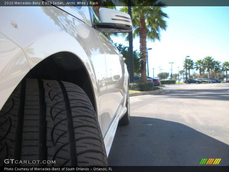 Arctic White / Black 2010 Mercedes-Benz E 350 Sedan